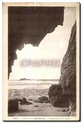 Cartes postales Presqu ile de Quiberon La Breche de Port Bianc