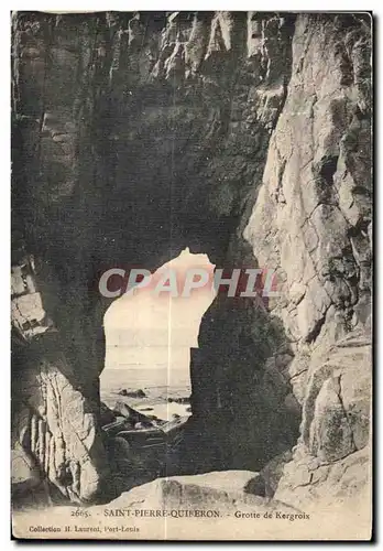 Cartes postales Saint Pierre Quiberon Grotte de Kergroix