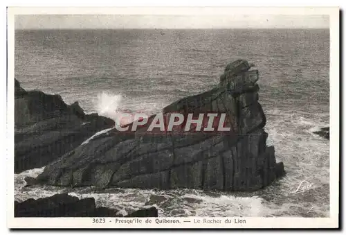 Ansichtskarte AK Presqu ile de Quiberon Le Rocher du Lion