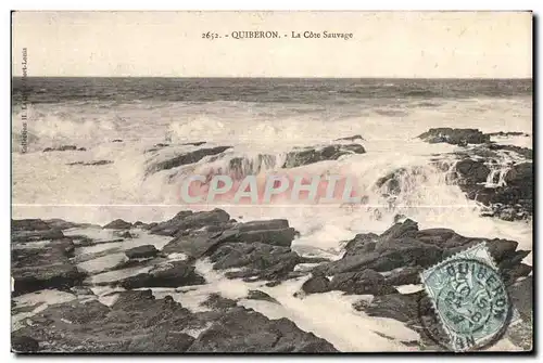 Cartes postales Quiberon La Cote Sauvage