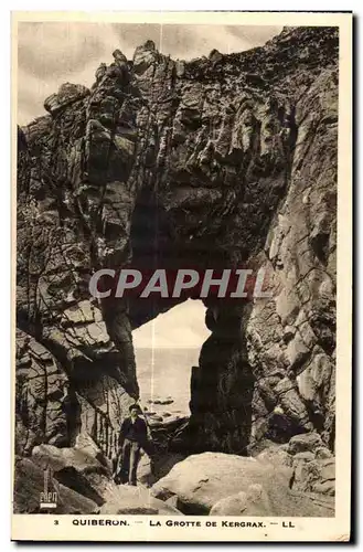 Cartes postales Quiberon La Grotte De Kergrax