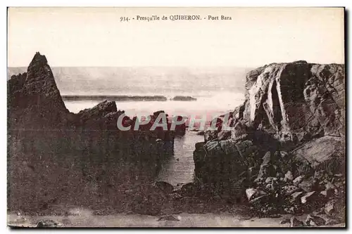 Cartes postales Presqu ile de Quiberon Port Bara