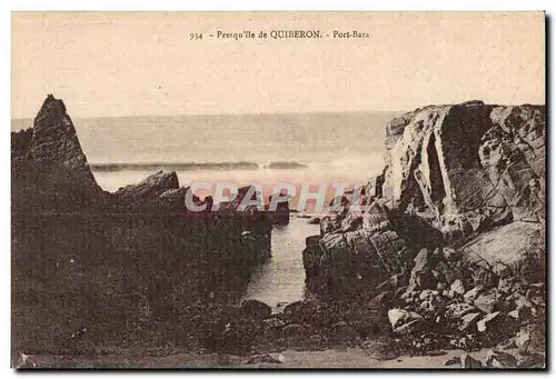 Cartes postales Quiberon Presquile de Port Bara