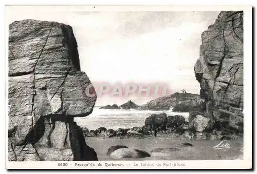 Cartes postales Quiberon Presquile de Le Sphinx de Port Blanc