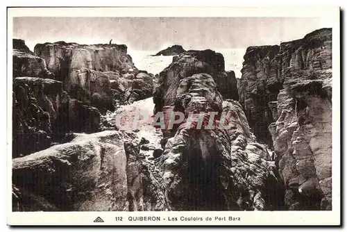 Cartes postales Quiberon Les Couloirs de Port Bara