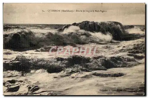 Cartes postales Quiberon Etude de Vague a Port Pigeon