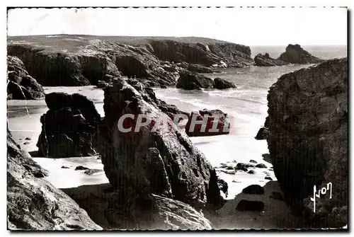Cartes postales Quiberon La Cote Sauvage Rochers et Plage de Port Pigeon