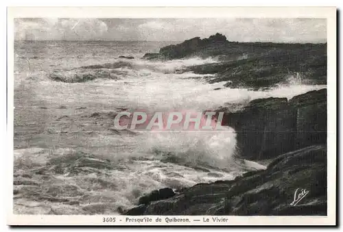 Ansichtskarte AK Quiberon Presquile de Le Vivier