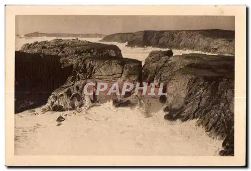 Ansichtskarte AK Quiberon Presquile de Dans Les Couloirs de Port Bara