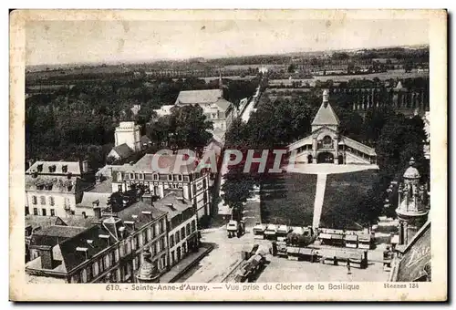 Cartes postales Sainte Anne D Auray Vue Prise du Clocher de la Basilique