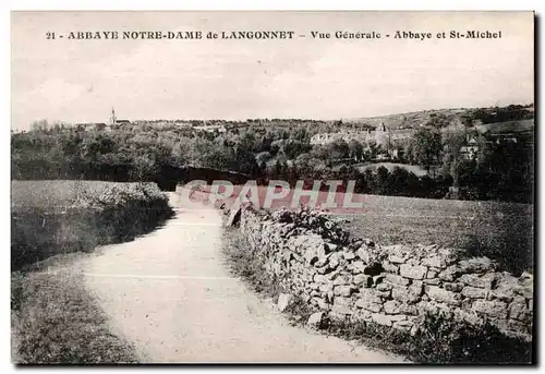 Ansichtskarte AK Abbaye Notre Dame de Langonnet Vue Generale Abbaye et St Michel