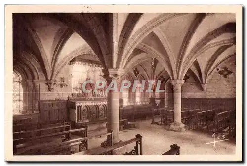 Ansichtskarte AK Abbaye Notre Dame De Langonnet Salle Capitulpaire du XII siecle L Interieur