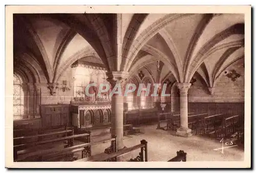 Cartes postales Abbaye Notre Dame De Langonnet Salle Capitulpaire du XII siecle L Interieur