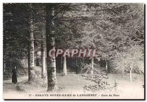 Ansichtskarte AK Abbay Notre Dame de Langonnet Coin du Parc