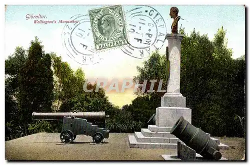 Cartes postales Gibraltar Wellington s Monument