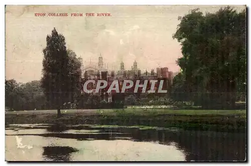 Cartes postales Eton College From The River