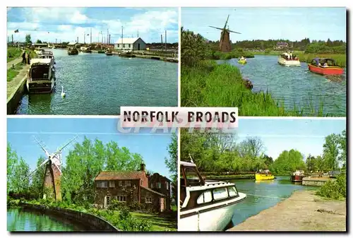 Cartes postales The River Thurne At Potter Heigham The River Ant How Hill Hunsett Mill Stalham Staithe