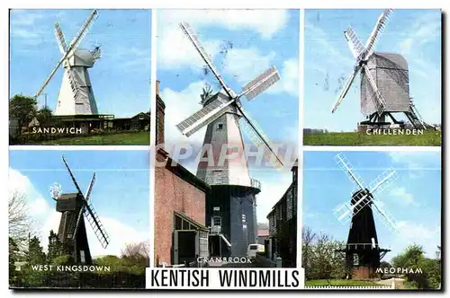 Cartes postales Kentish Windmills Moulins