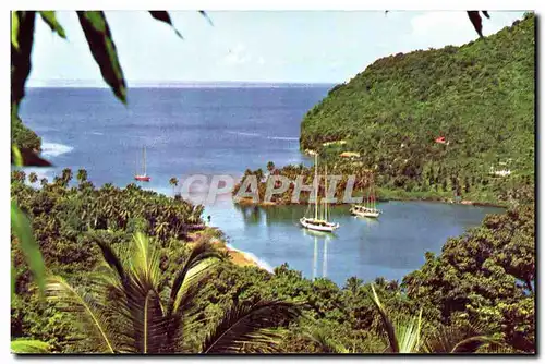Cartes postales Caribbean Marigot Bay St Lucia in the West Indies Islands of the Caribbean are served by hundred