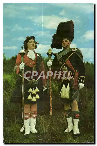 Cartes postales The Wearing Of The Tartan Scotland From time immemorial the Scottish Calns Ecosse