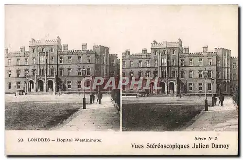 Cartes postales Londres Hopital Westminster