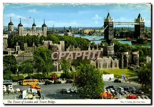 Cartes postales The Tower of London and Tower Bridge