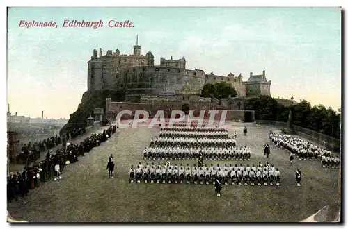 Cartes postales Esplanade Edinburgh Castle