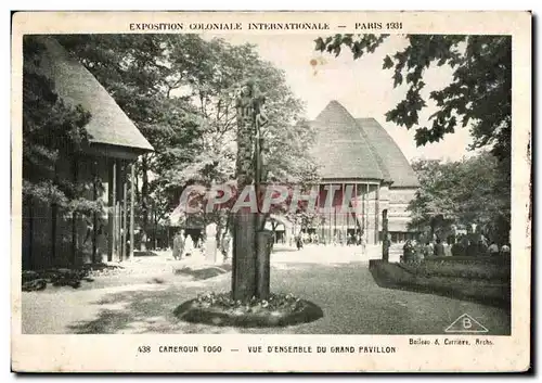 Cartes postales Cameroun Togo Vue d Ensemble du Grand Pavillon