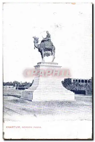 Cartes postales Khartum Gordon Pasha Soudan Sudan