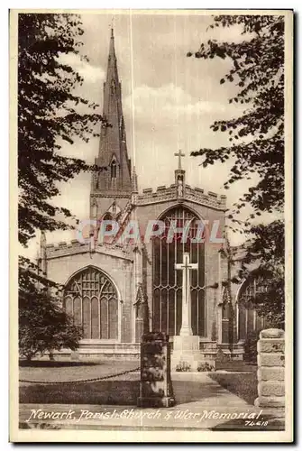 Cartes postales Newark Parish Church War Memorial