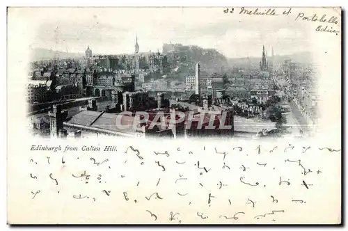 Cartes postales Edinburgh From Calton Hill