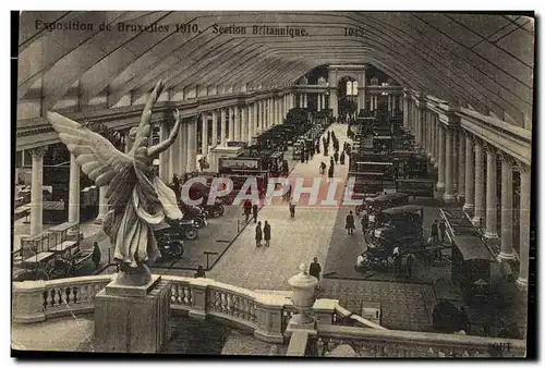 Ansichtskarte AK De L Exposition Universelle Et Internationale de Bruxelles 1910 Automobile