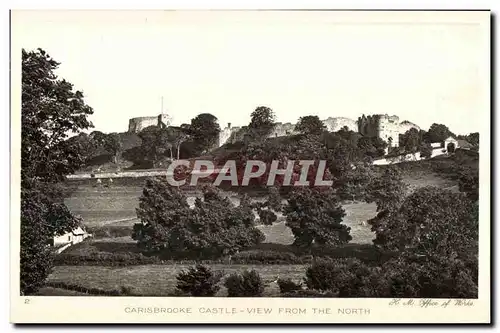 Cartes postales Carisbrooke Castle View From THe North