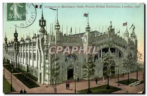 Cartes postales Entrance to Machinery Halls Franco British Exhibition London