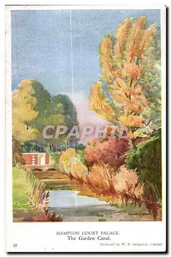 Cartes postales Hampton Court Palace The Garden Canal