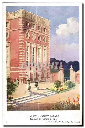 Cartes postales Hampton Court Palace Corner of South Front