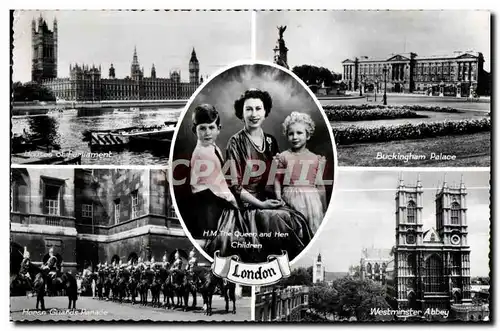 Cartes postales moderne The Queen and Her Children London