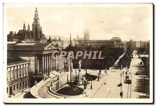 Cartes postales Wien Daclament mit Ring