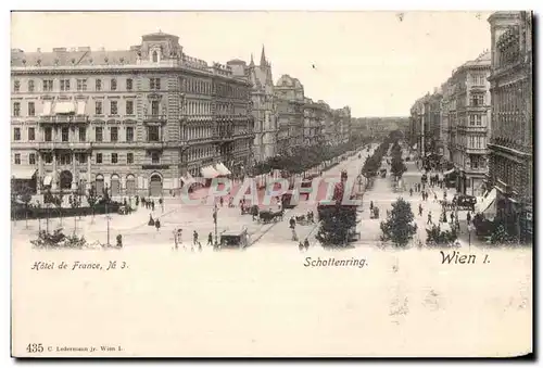 Cartes postales Hotel de France Hotel de Schotterning Wien