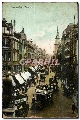 Cartes postales Cheapside London