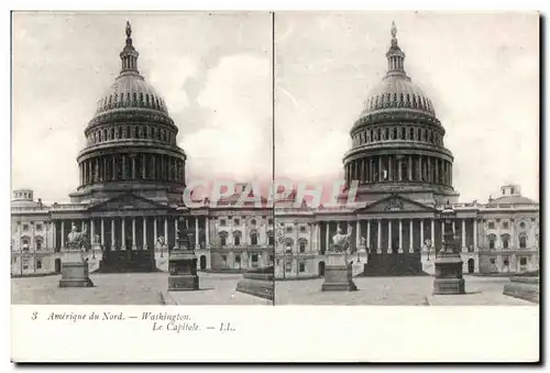 Cartes postales Amerique du Nord Washington le capitole