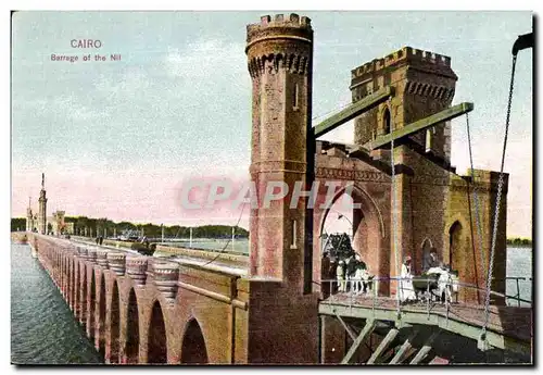 Cartes postales Cairo Barrage of the Nil Egypt Egypte