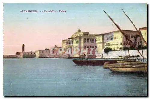 Cartes postales Alexandria Ras el Tin Place Egypt Egypte