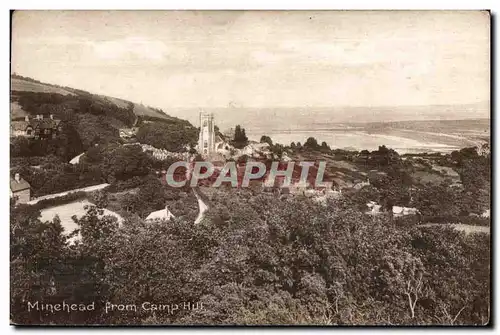 Cartes postales Minehead from camp hill