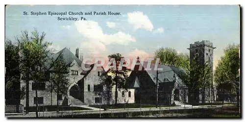 Cartes postales St Stephen Episcopal Church and Parish House Sewickley pa