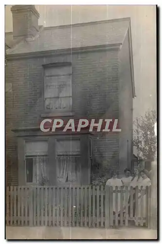 CARTE PHOTO Maison Etats Unis