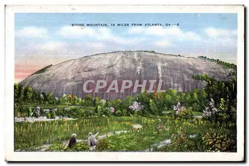 Cartes postales Stone Montain Miles From Atlanta