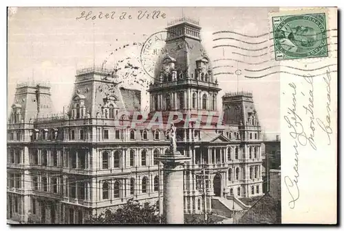 Cartes postales Montreal Hotel de Ville