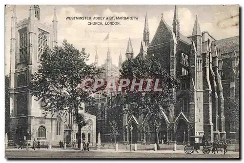 Cartes postales Westminster Abbey   St Margeret s Church London