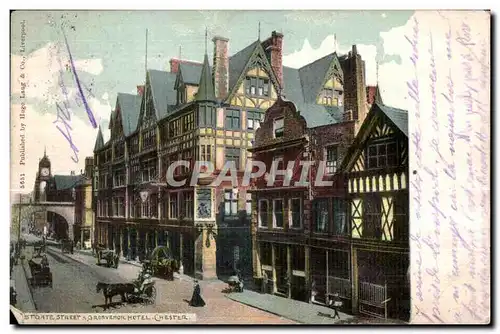 Cartes postales Eastgate Street Grovesnor Hotel Chester